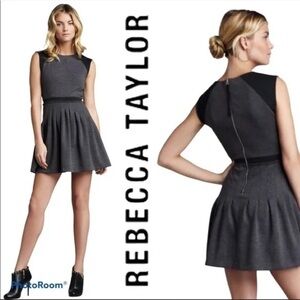 Rebecca Taylor Gray and Black Dress